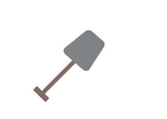 shovel isolated on white background