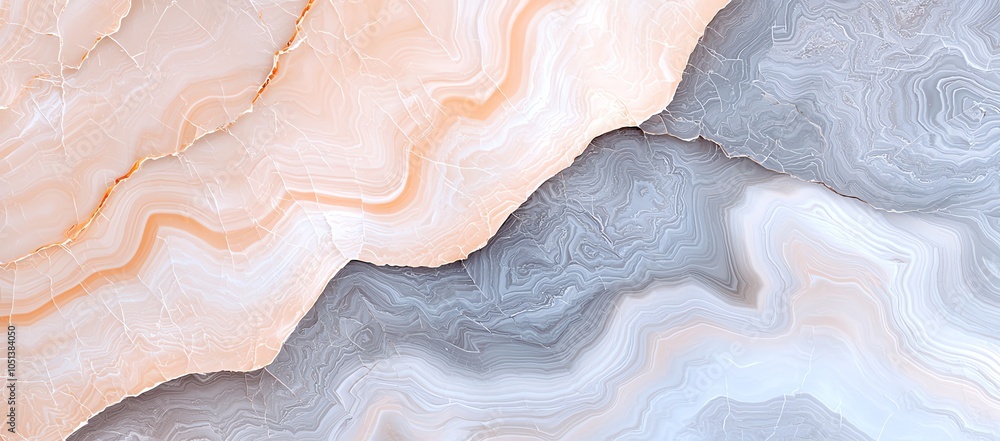 Poster abstract texture of natural stone layers with soft pastel colors, showcasing patterns and gradients 