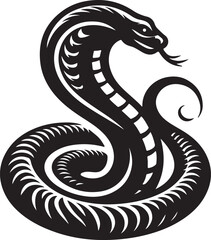 black and white snake