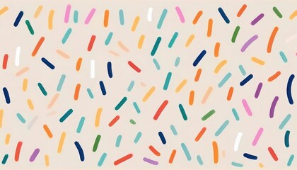 Multicolored Festive Background Funky Abstract Design with Playful Sprinkles