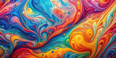 Fototapeta premium Abstract marbled background using colorful paints , marbled, abstract, paint, background,colorful, vibrant, texture