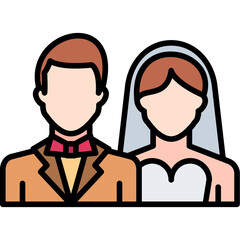 Bride and Groom Icon