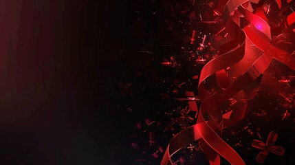 World AIDS Day Background Concept - a meaningful and important visual. The World AIDS Day background concept presents a poignant and significant awareness-raising scene.