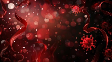 World AIDS Day Background Concept - a meaningful and important visual. The World AIDS Day background concept presents a poignant and significant awareness-raising scene.