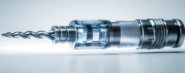 A torque screwdriver with precision settings displayed on a bright white background, emphasizing its functionality.