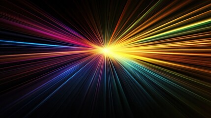 Abstract Light Burst
