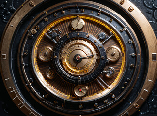 Obraz premium Golden Mechanism