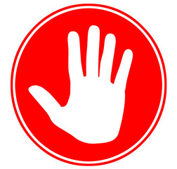 Obraz premium stop sign transparent background