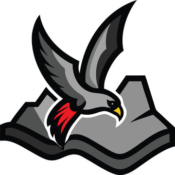 Introducing the EGOL mascot logo: a fierce, stylized eagle soaring high, symbolizing strength and ambition, with vibrant colors that capture attention.