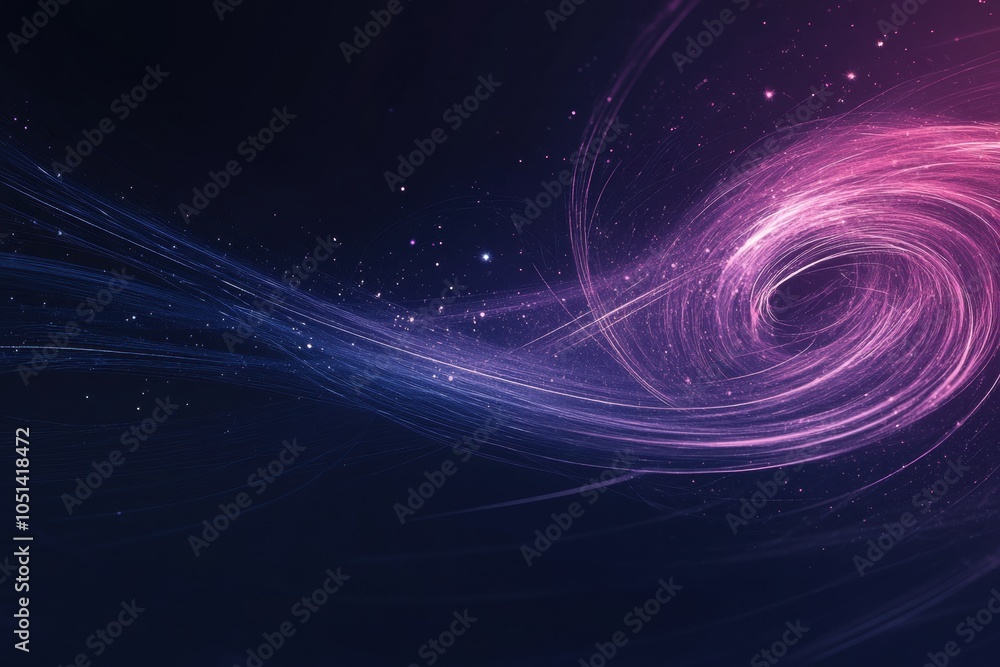 Canvas Prints mystical cosmic vortex in deep space with stars dust