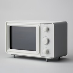 Minimalist Microwave Design by Dieter Rams with Timeless Simplicity