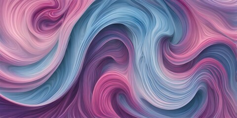 Fototapeta premium abstract illustration embodies mindfulness meditation with gentle swirling patterns in pastel soothing hues