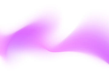 Gradient purple neon light, blur wave form, iridescent smooth holographic brush stroke isolated motion element, transparent background. Dream glow abstract dynamic watercolor shape.