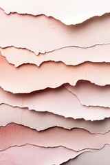 Fototapeta premium A series of crumpled paper with a pinkish hue