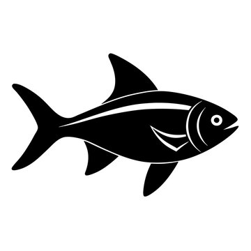 recommend clip art: bloodfin  tetra fish on white 