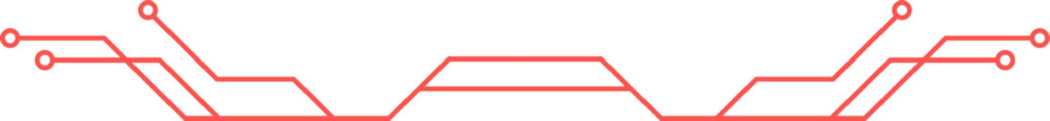 Futuristic Tech Border