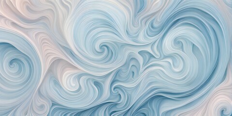 abstract illustration embodies mindfulness meditation with gentle swirling patterns in pastel soothing hues