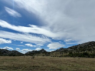 Velebit mountain in Croatia landscape