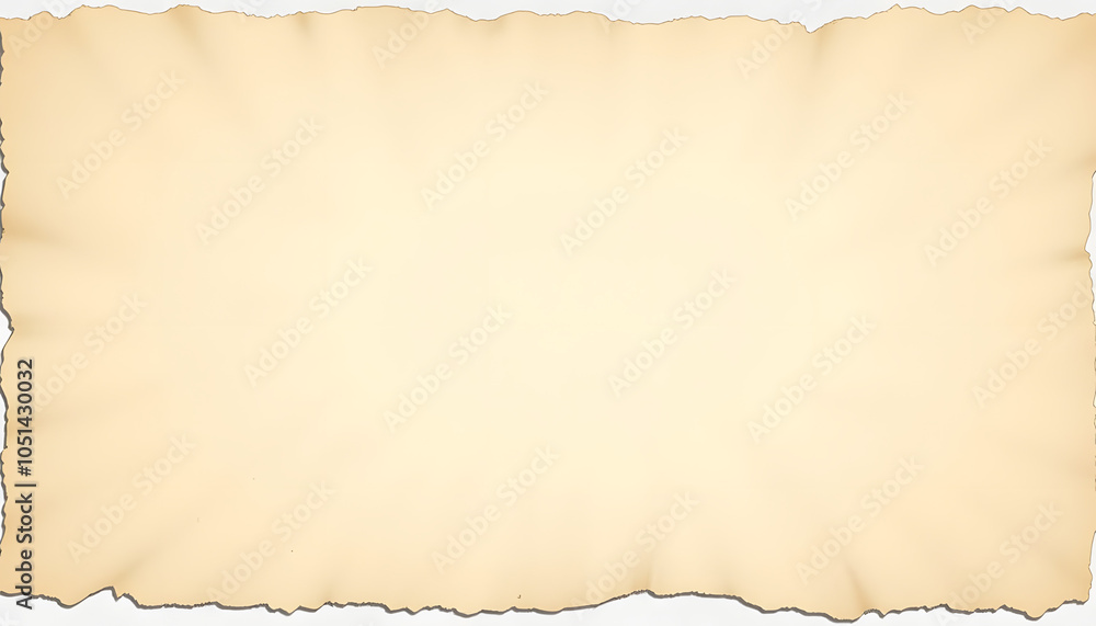 Poster deckle edge paper with soft gradient texture for vintage and artistic presentations