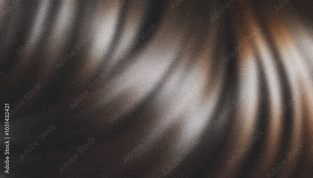Poster ethereal smoky effect with swirling light and shadow patterns on a grainy gradient background