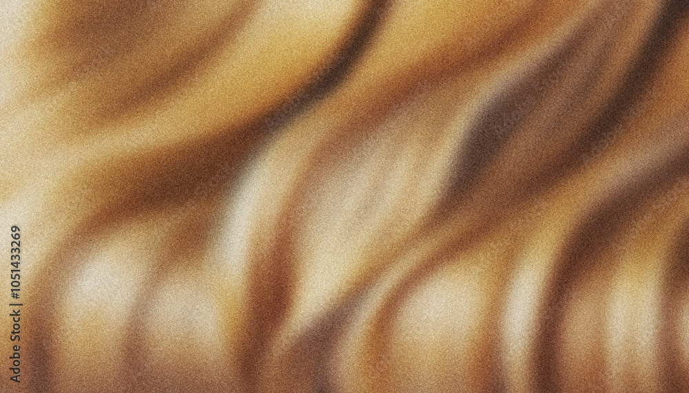 Aufkleber textured wavy pattern in brown gradient, ideal for backgrounds and design elements