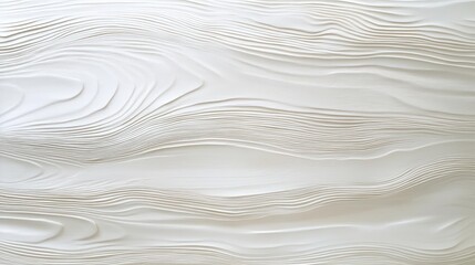 Obraz premium Abstract white wavy textured background.