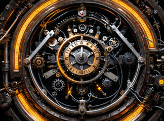 Obraz premium steampunk_clockwork