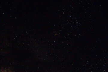 A starry night sky with countless twinkling stars.