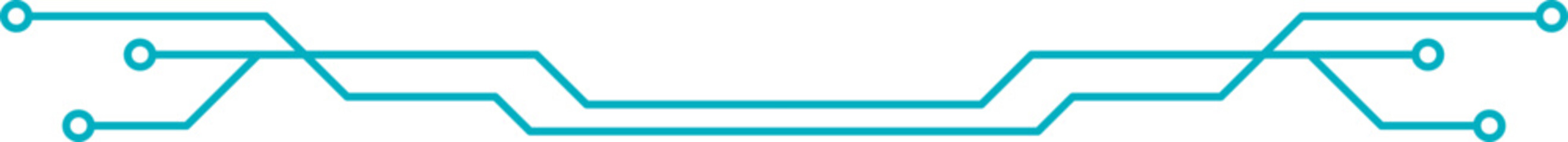 Obraz premium Futuristic Tech Line