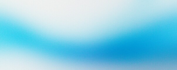 Obraz premium Abstract noise texture background, grainy light blue white gradient banner, minimalistic style. Template for cover, certificate, social networks