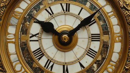 old clock face