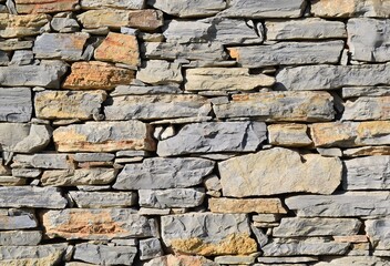 Fototapeta premium Fragment of an antique wall in an ancient city