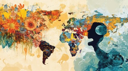 A rare international observance poster featuring days like 'World Toilet Day' and 'International Day of Light,' with thought-provoking imagery and a global focus