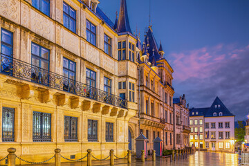 Fototapeta premium The Parliament of Luxembourg in Old town Luxembourg