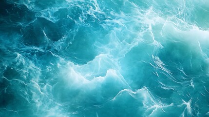 Obraz premium A rich watercolor background featuring shades of blue and green reminiscent of the ocean.