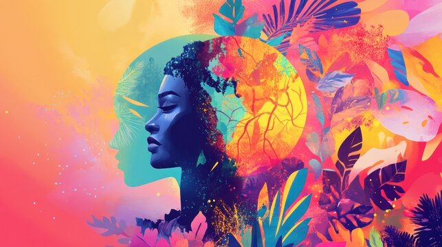 A modern social media post highlighting special global celebrations like 'World Mental Health Day' and 'International Youth Day,' with vibrant graphics and call-to-action elements