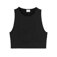 Blank Tank Top Shirt Mock-up on white