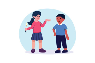 Children's Day Flat Design Illustration