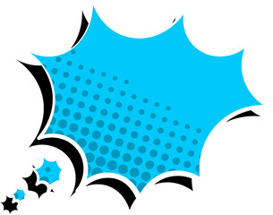 Speech Bubble Comic Halftone