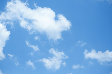 photography of clear and cloudy blue sky