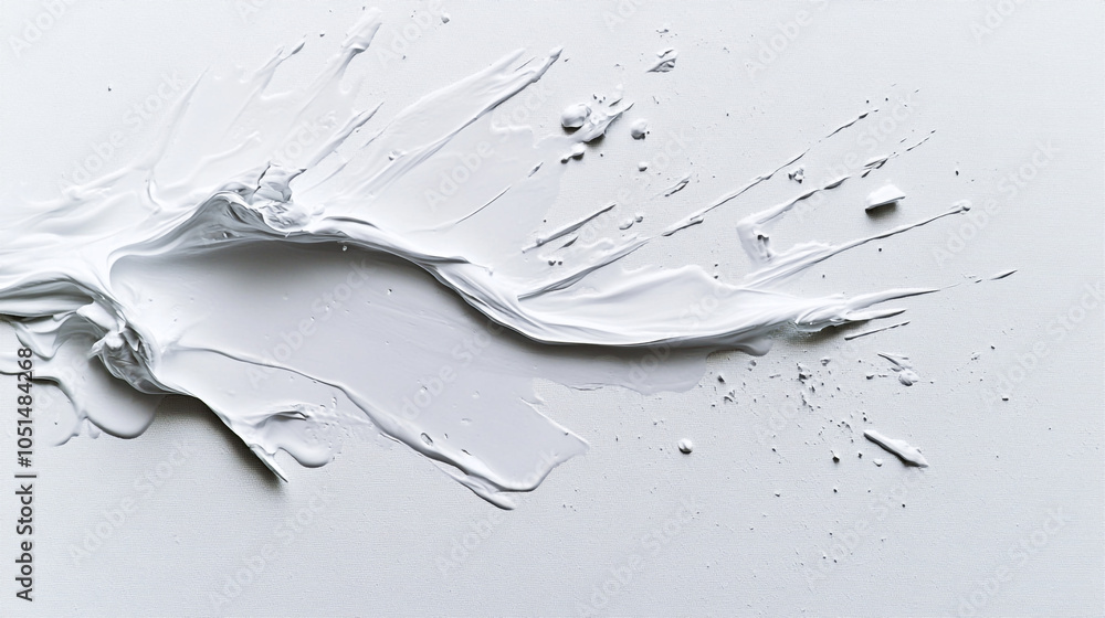Aufkleber paint splatter and texture on a white canvas showing creativity and artistic expression