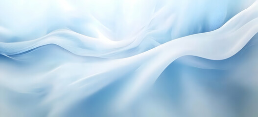 Obraz premium Soft Light Blue Gradient Fabric Background