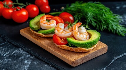 Elegant Shrimp Tartlets with Creamy Avocado Filling