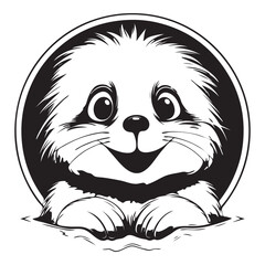 Obraz premium Porcupine Xenolinguist The Curious Translator of Alien Tongues