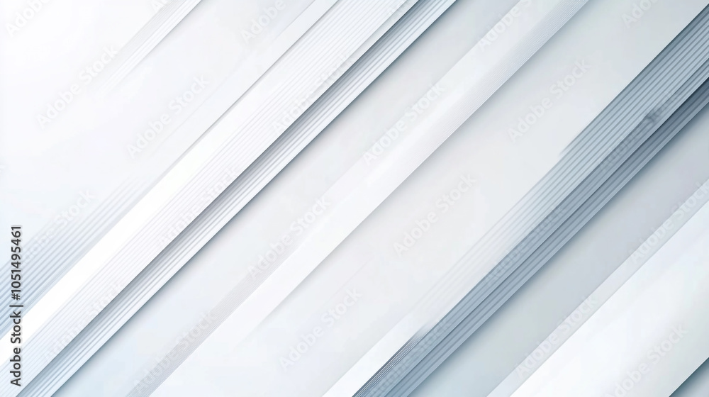Poster modern abstract background featuring diagonal lines and shades of white in a minimalist design