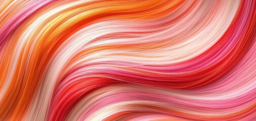 Obraz premium Meticulous hands of a stylist applying dual-tone dye, multidimensional layers, close-up in modern salon, intricate and visually striking hairstyle