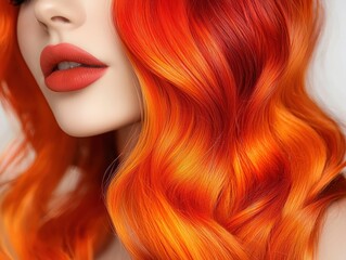 Professional stylist applying layered two-tone dye with precision, creating depth and contrast, close-up of hands at work in elegant salon