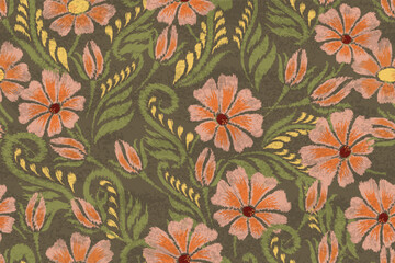 seamless floral motif in vector suitable for fabric, background, wallpaper, covers, etc	