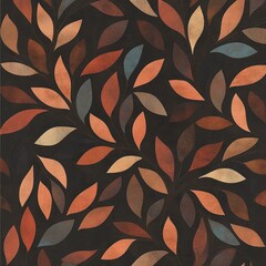 Woven Olive Branch Seamless Pattern for Elegant Designs