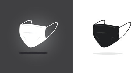 Mask Icon Vector set Illustration